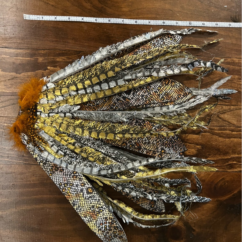 🧚♀️ Feather and Snake Print Wings - Spirit of the Forest - Fairy - Bird 🦢 - Picture 4 of 4